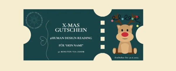 X-MAS Gutschein für ein Impuls Reading